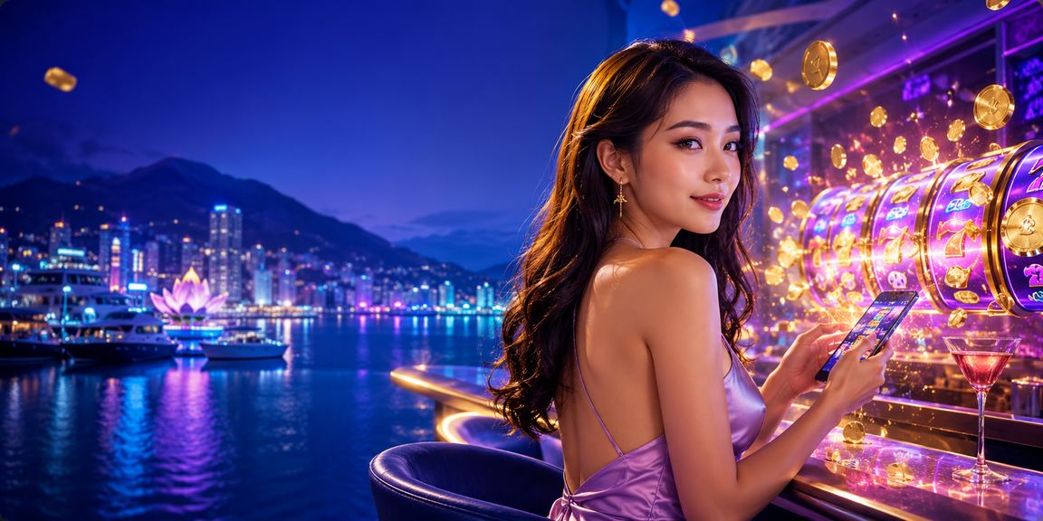 Giao diện trò chơi slots neon tại Nha Trang